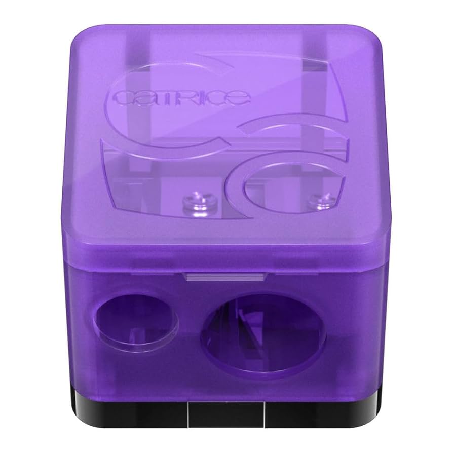 Dual sharpener for all eyeliner pencils per
