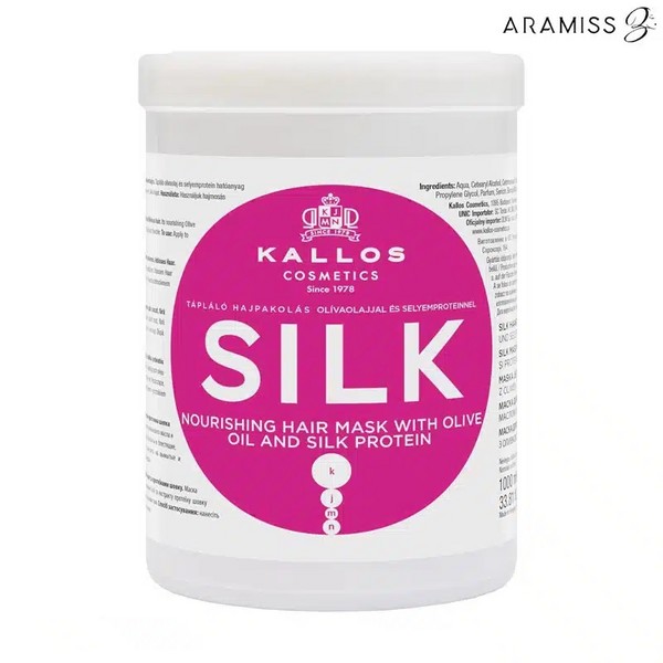 ماسک مو تقویتی و ابریشمی کننده مو کالوس مدل SILK حجم 1000 میل