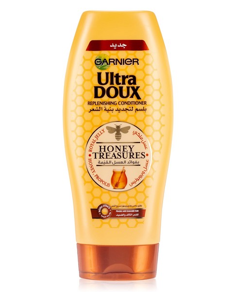 اوتلت نرم کننده موی سر گارنیر مدل Ultra Doux با رایحه و ترکیبات عسل حجم 400 میل