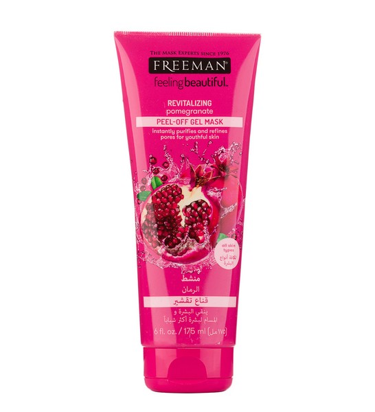 ماسک ژلی صورت پیل آف فریمن مدل FEELING BEAUTIFUL با عصاره انار حجم 175 میل